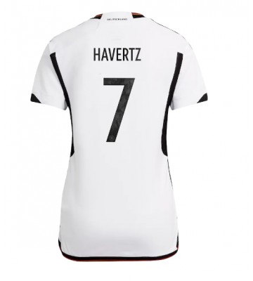 Germany Kai Havertz #7 Replica Home Stadium Shirt for Women World Cup 2022 Short Sleeve